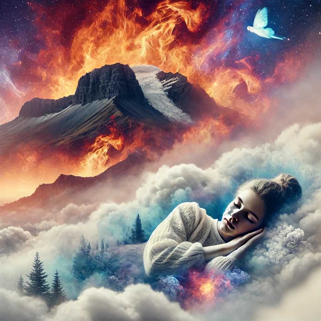 mountain-fire image